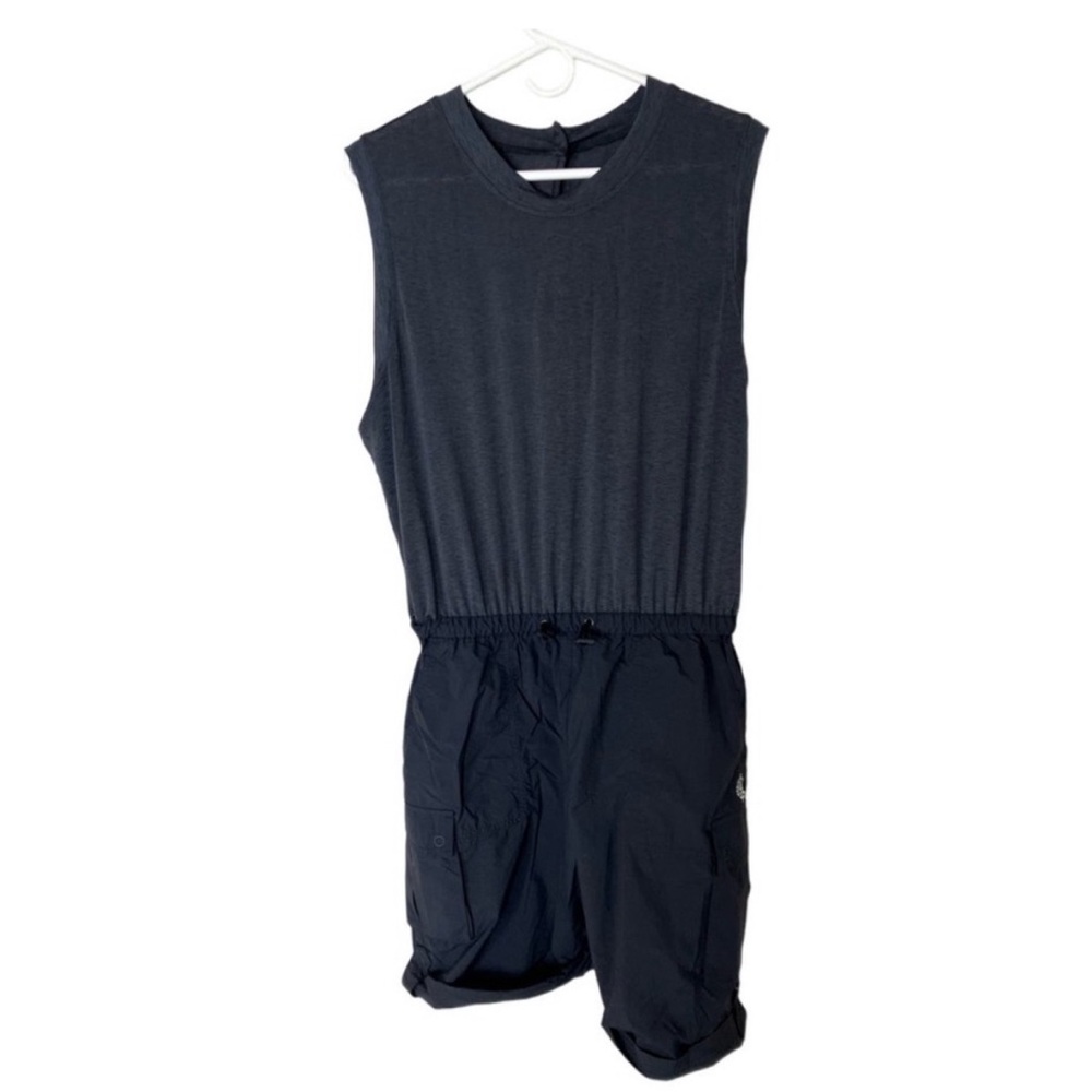 NWOT Free People FP Movement Muscle Tee Cargo Romper - Picture 3 of 5